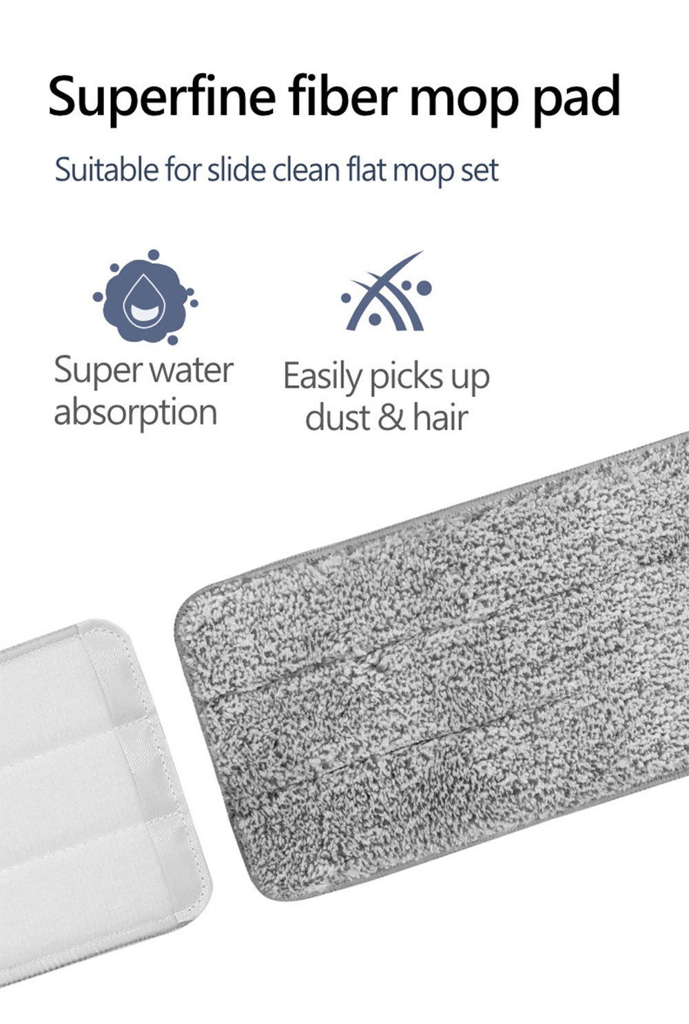 Supamop Slide Clean Flat Mop Pad-1